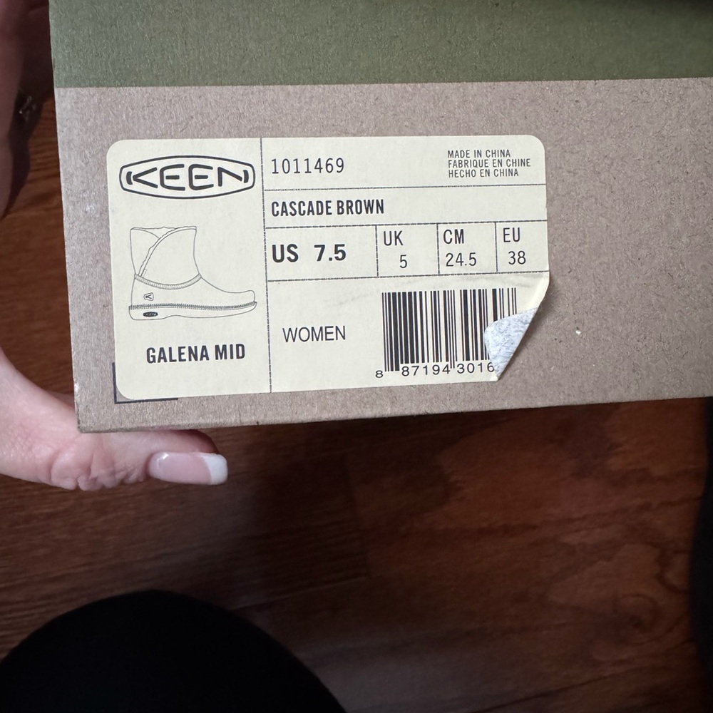 Keen Cascade Brown Galena Mid Boots - Picture 3 of 3